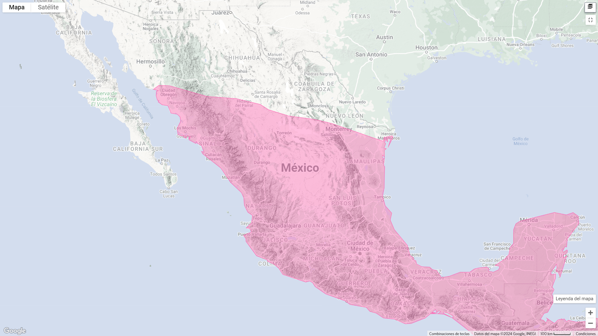 Distribución de Murcielago 