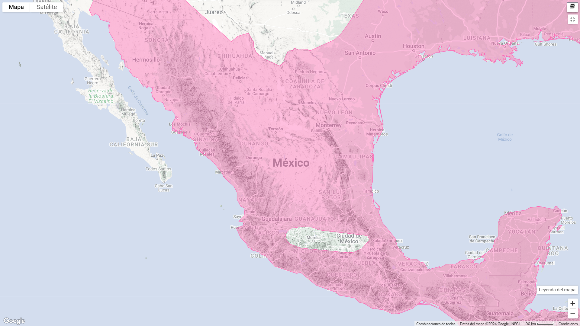 Distribución de Zopilote cabeza negra