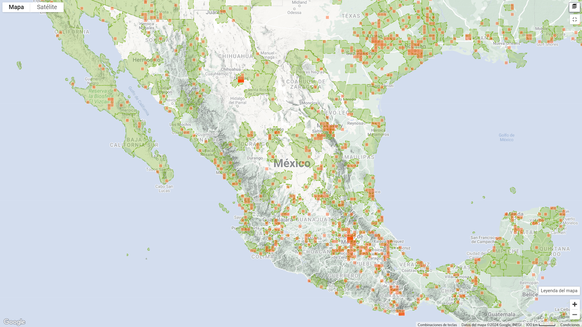 Distribución de Canis familiaris